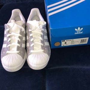 Rare 🤍Glitter🤍 Superstar ADIDAS
